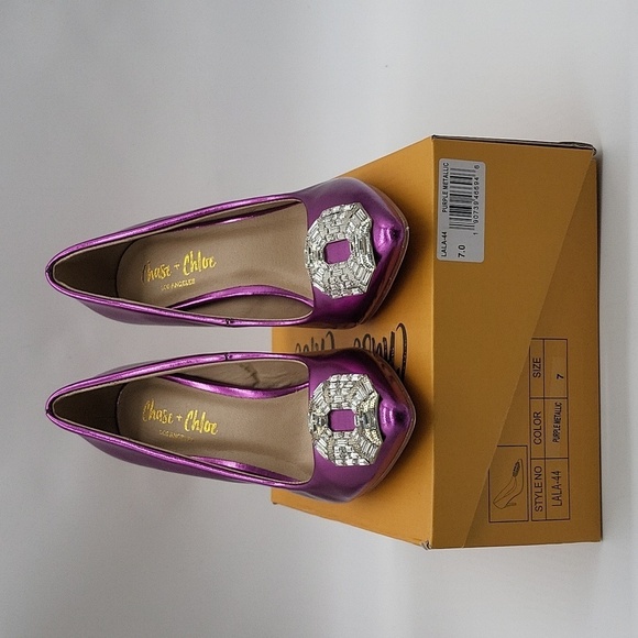 1419- Chase & Chloe Women’s Stiletto Heels – Size 7 – NWT with Box - Picture 11 of 13